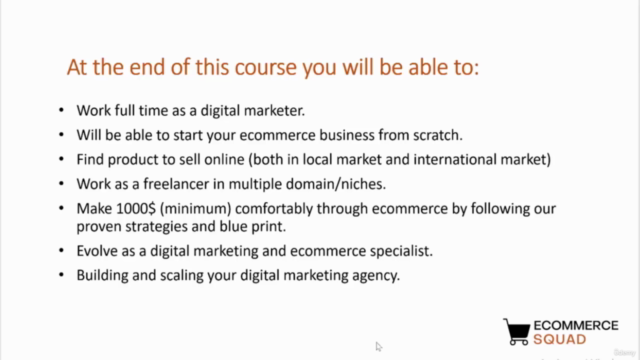 Learn Digital Marketing and Ecommerce from Scratch (Urdu) – Screenshot 1