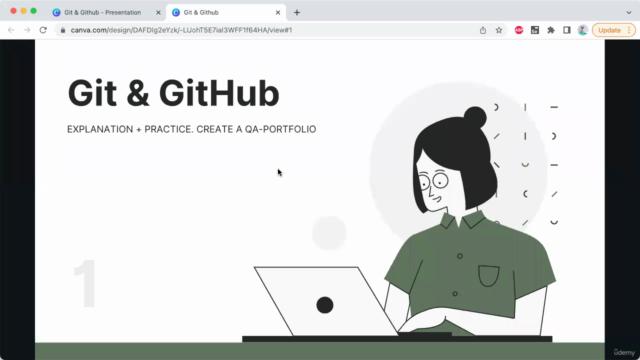 Git & GitHub for QA Engineer + portfolio creation – Screenshot 4