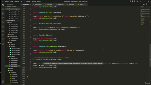 Desarrolla un sistema web POS desde cero con PHP NATIVO – Screenshot 1