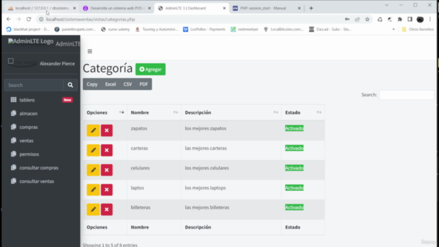 Desarrolla un sistema web POS desde cero con PHP NATIVO – Screenshot 2