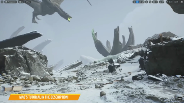 Create a Snow Storm VFX with Niagara in Unreal Engine 5 – Screenshot 2