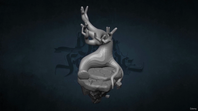 Robot en ZBrush - A la luz de las estrellas – Screenshot 2