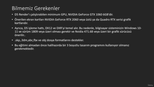 D5 Render Türkçe Eğitimi – Screenshot 4