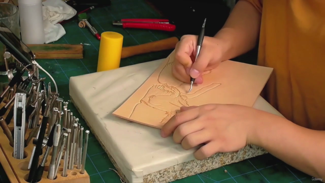 Leather carving course ~ Squirrel – Screenshot 2