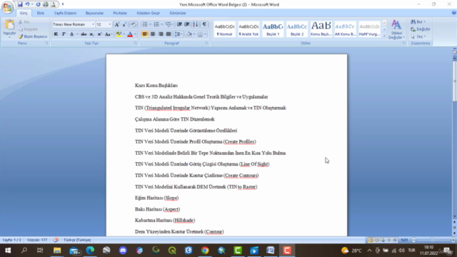ArcGIS for Desktop 3D Analiz Kursu – Screenshot 1