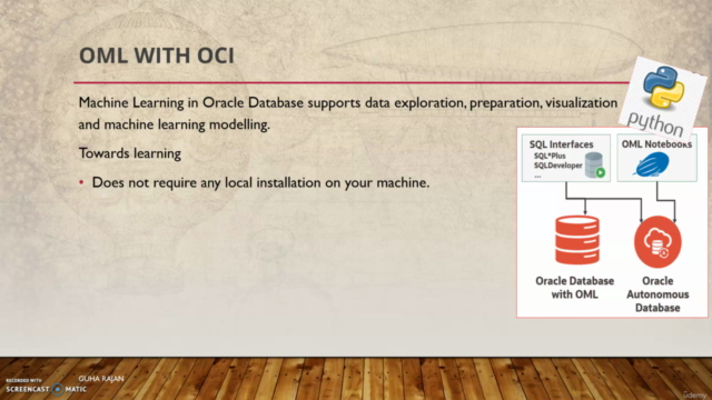 Oracle Machine Learning with Oracle Cloud : An Introduction – Screenshot 2