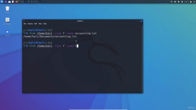 Cyber Security: Intermediate Linux Commands – Screenshot 1