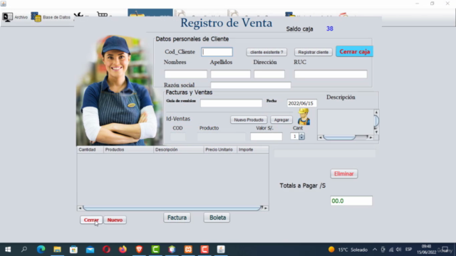 Sistema de ventas java con codigo de bara POO codigo fuente – Screenshot 4