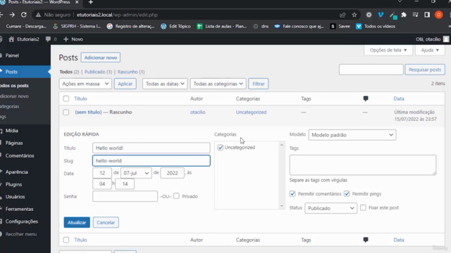 Wordpress para Iniciantes - Aprenda a desenvolver seu site – Screenshot 2