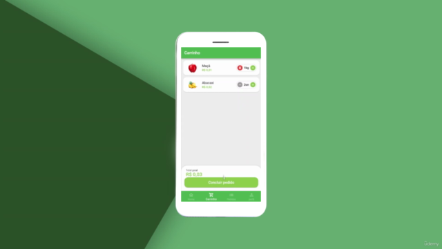 Crie um App de Quitanda Virtual com Flutter + GetX – Screenshot 2