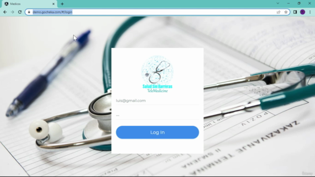 Angular: Sistema para médicos utilizando Angular Php MySql – Screenshot 1