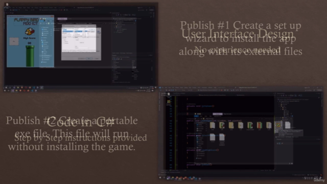 Learn C# by Making a Flappy Bird Game in Windows Forms & VS – Screenshot 3