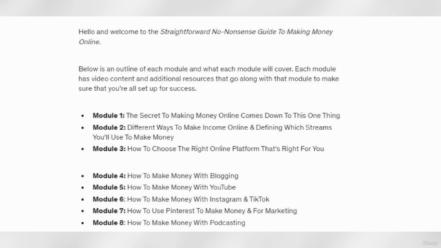 Straightforward No Nonsense Guide To Making Money Online – Screenshot 4