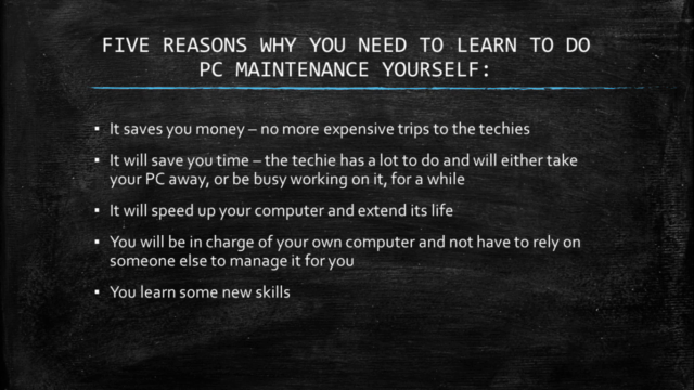 PC Maintenance For Beginners – Screenshot 2