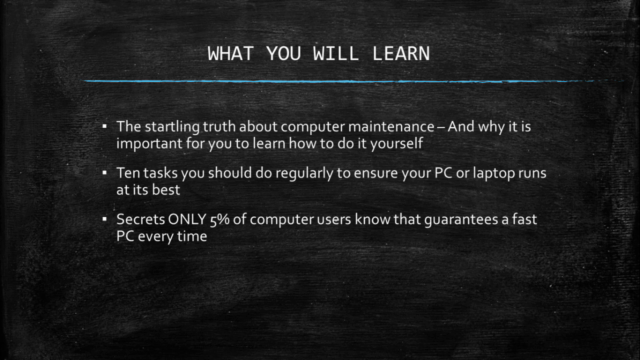 PC Maintenance For Beginners – Screenshot 4