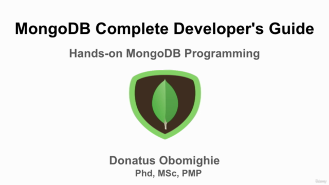 MongoDB - The Complete Dev BootCamp | Beginner-Expert {2024} – Screenshot 1