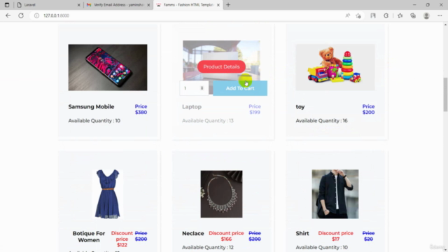 Laravel E-commerce Project Tutorial For Beginners to Advance – Screenshot 2