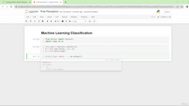 Machine Learning dengan Python – Screenshot 1