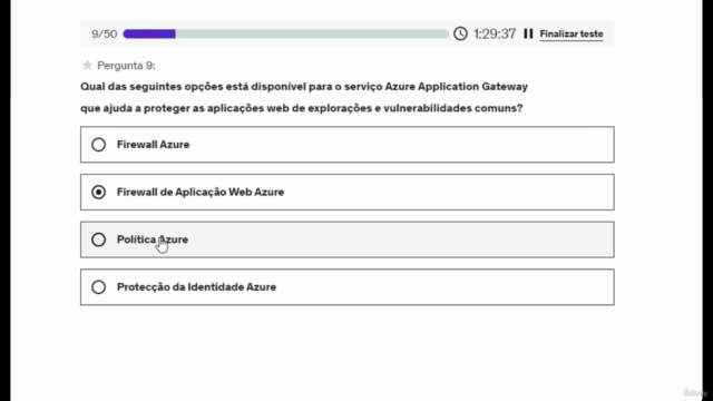 Simulado SC-900 - Segurança, conformidade e identidade – Screenshot 3