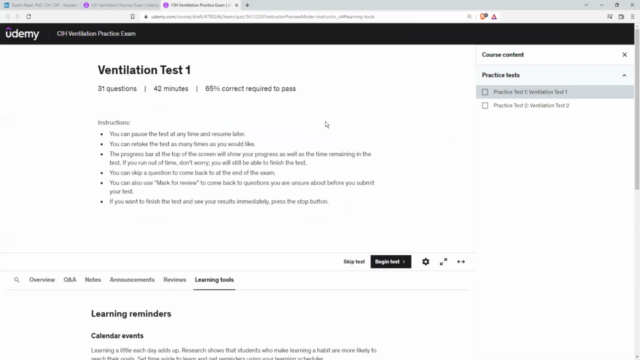 CIH Ventilation Practice Exams – Screenshot 3
