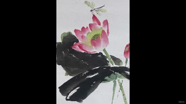 水墨畫Chinese painting-流水畫Flowing water painting – Screenshot 1