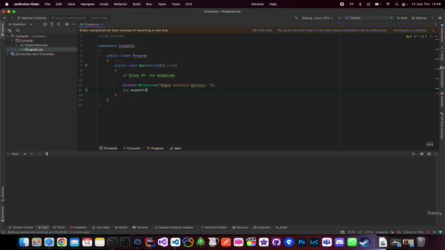 Örneklerle Başlangıç Seviyesi C# – Screenshot 1