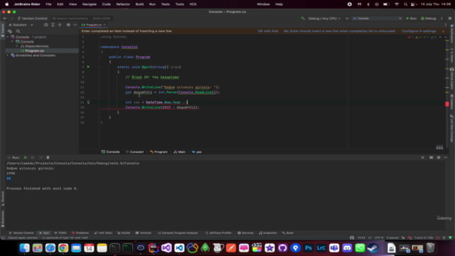 Örneklerle Başlangıç Seviyesi C# – Screenshot 4