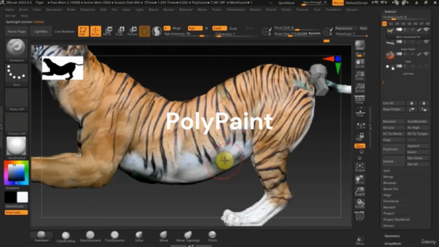 Realistic Animal Creation for Film in Maya & Zbrush – Screenshot 4
