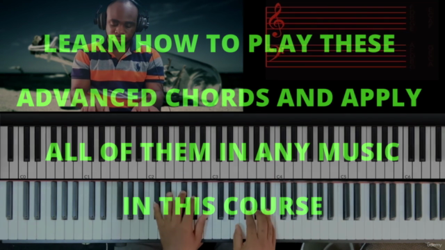 Learn Advanced Piano Chords and apply them in any Music – Screenshot 1