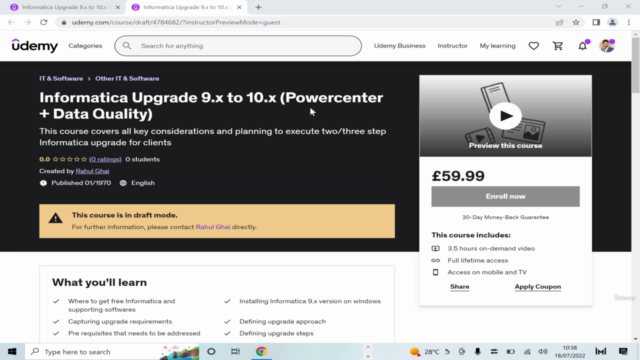 Informatica Upgrade 9.x to 10.x (Powercenter + Data Quality) – Screenshot 1