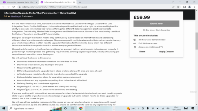 Informatica Upgrade 9.x to 10.x (Powercenter + Data Quality) – Screenshot 3