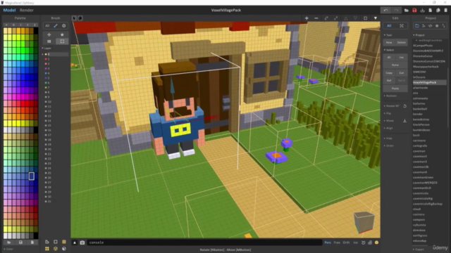 Introducción al Voxel Art con MagicaVoxel – Screenshot 1