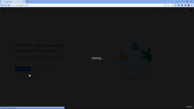 Learning Google Meet from Scratch – Screenshot 1