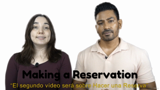 Hola Spanish Class | Conversation Course VII: The Restaurant – Screenshot 2