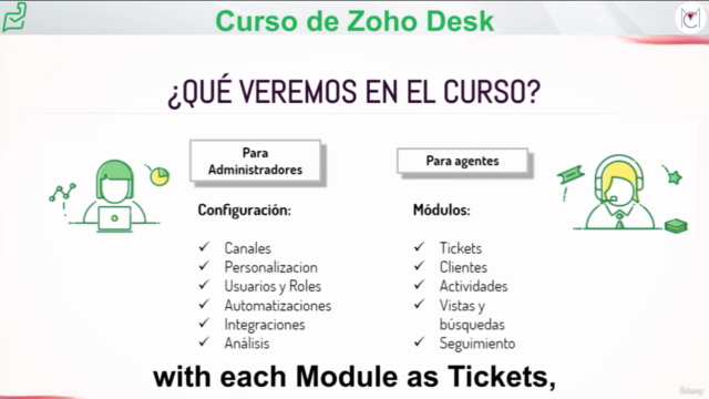 Curso completo de ZOHO DESK – Screenshot 4