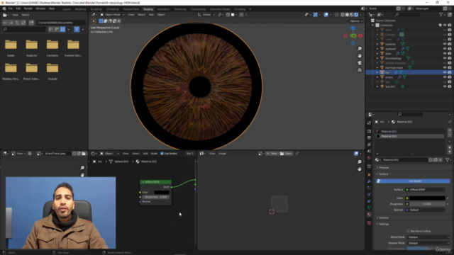 Realistic Character Making in Blender – Screenshot 2