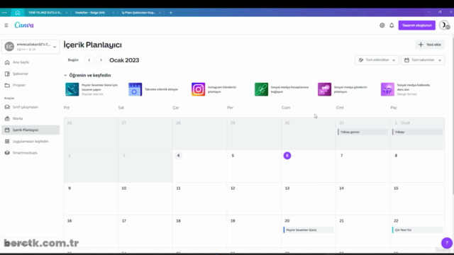 Sıfırdan Uzmanlığa Profesyonel Canva Eğitimi | Sertifikalı – Screenshot 1