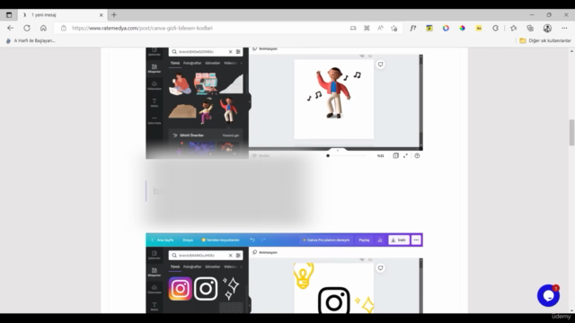Sıfırdan Uzmanlığa Profesyonel Canva Eğitimi | Sertifikalı – Screenshot 4