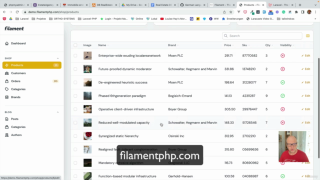 Laravel 9 / Filament Praxiskurs - TEIL 1 – Screenshot 2