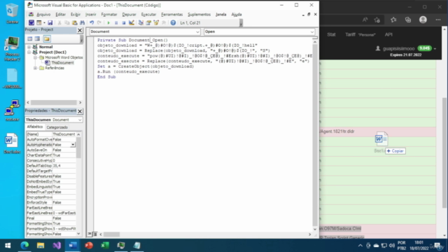 Criando Exploit Microsoft Word 2022 – Screenshot 3