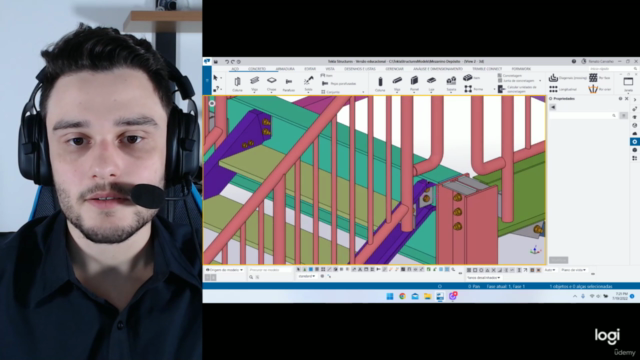 Projetista de Estruturas Metálicas com Tekla Structures - Screenshot_02