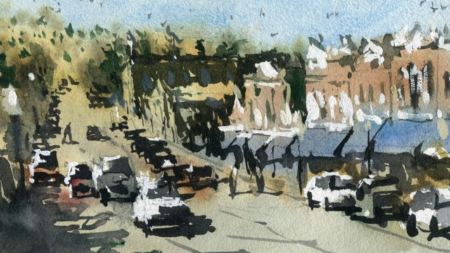 Simple Street Scenes in Watercolor – Screenshot 4