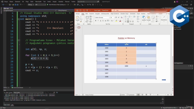C++ Dersleri : Sıfırdan Uzmanlığa Nesne Tabanlı Programlama – Screenshot 3