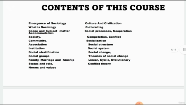 Introduction to Sociology in English – Screenshot 2
