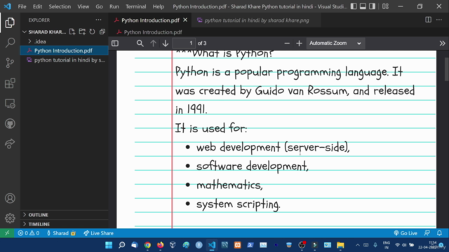Complete Python Tutorial For Beginners to Expert – Screenshot 1