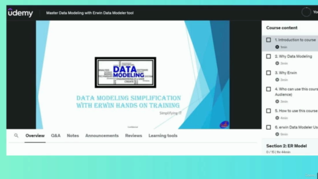 Master Data Modeling with Erwin Data Modeler tool! – Screenshot 4