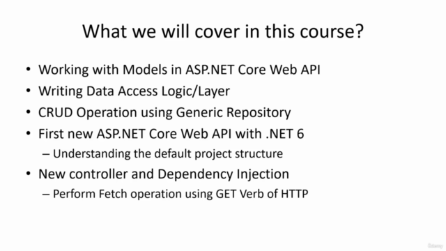 ASP.NET Core Web API and Minimal API Development with .NET 6 – Screenshot 1