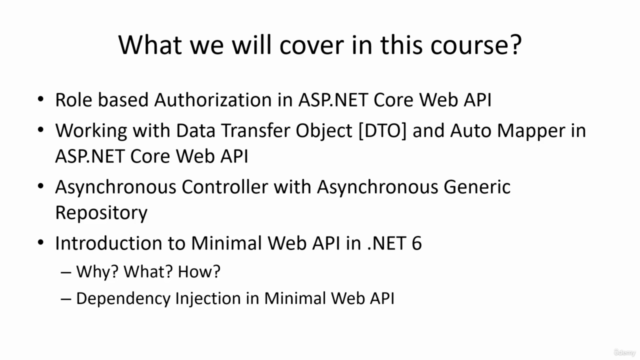 ASP.NET Core Web API and Minimal API Development with .NET 6 – Screenshot 4