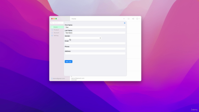 Flutter macOS App – Screenshot 1