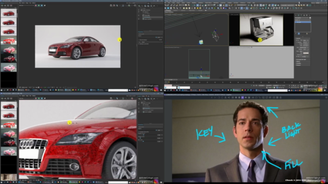 V-Ray 'de Endüstriyel Tasarım – Screenshot 1